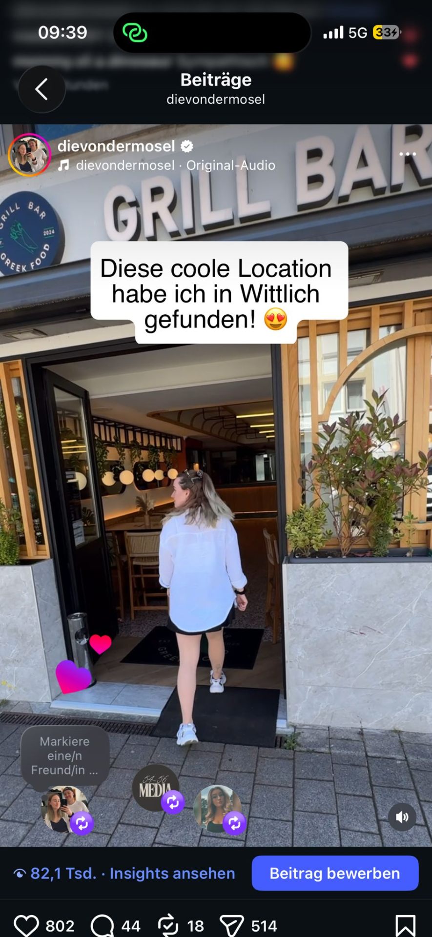 Reel: Restaurant-Empfehlung Wittlich auf @dievondermosel