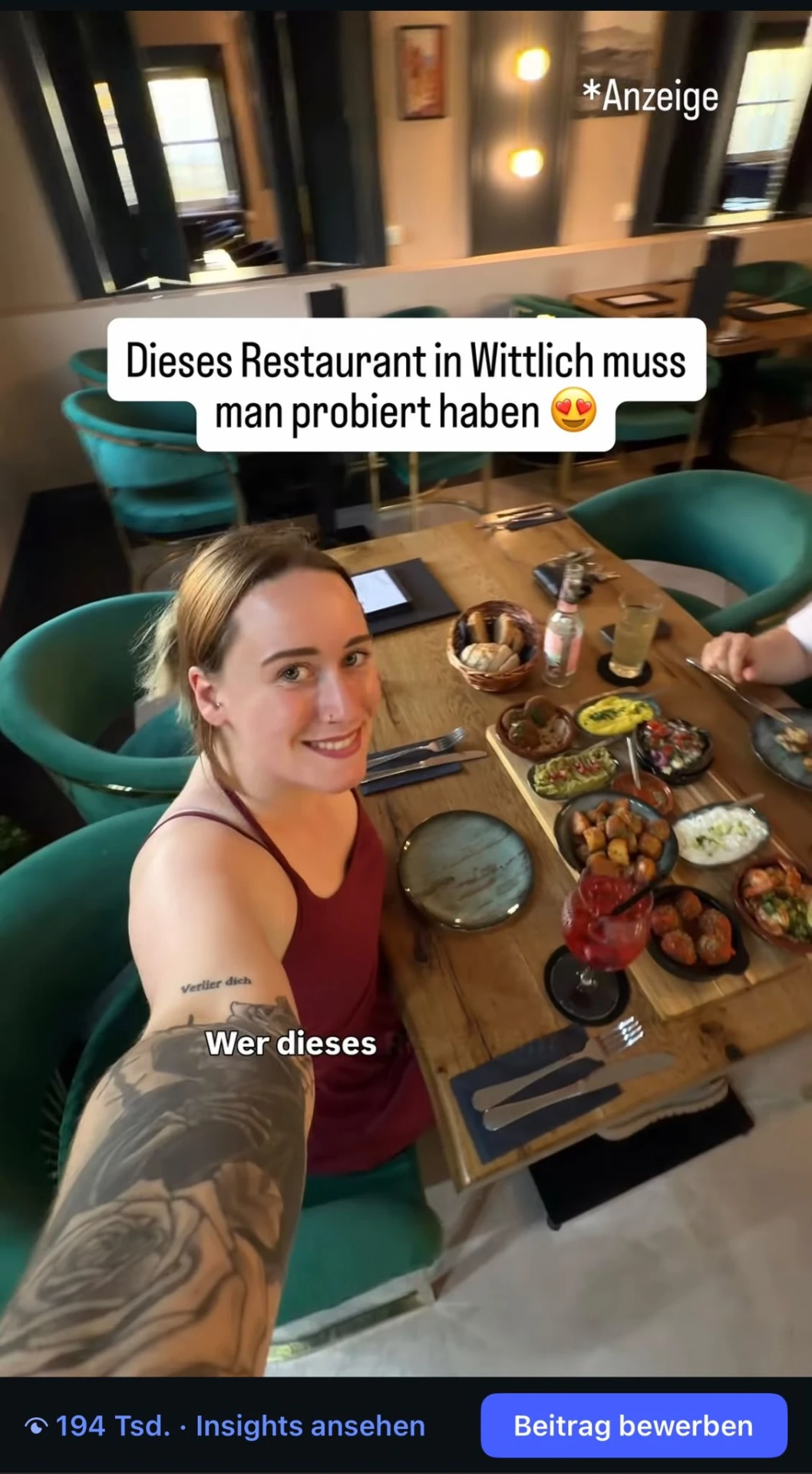 Reel: Restaurant-Empfehlung in Wittlich auf @dievondermosel