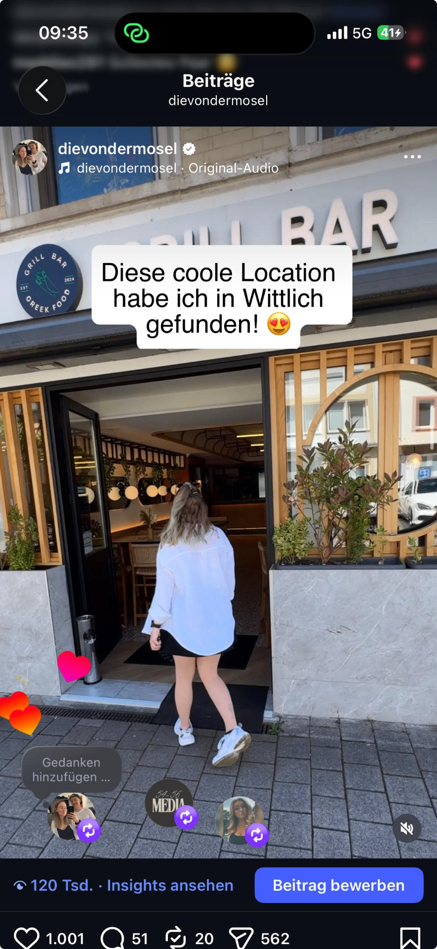 Reel: Restaurant-Empfehlung Wittlich auf @dievondermosel