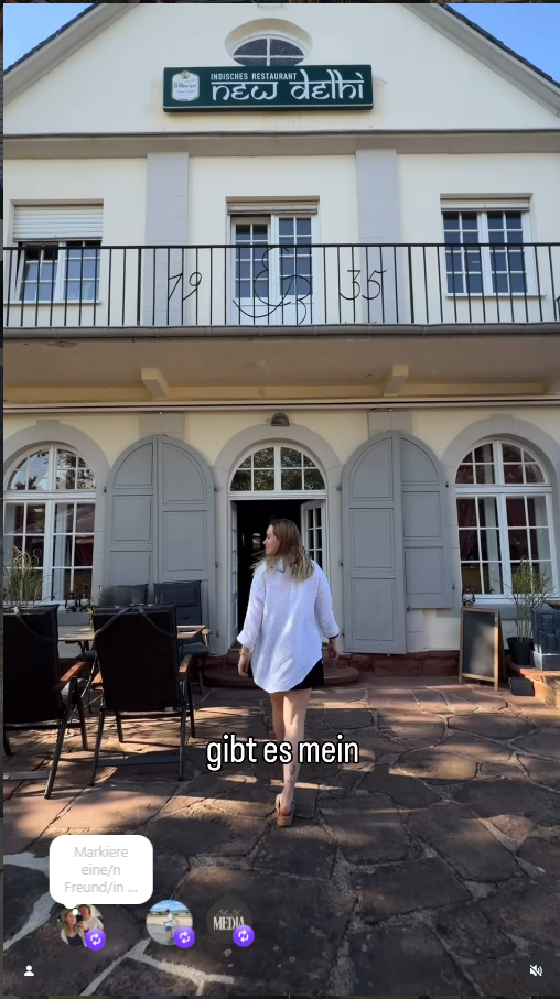 Reel von @dievondermosel über das Restaurant New Delhi in Wittlich